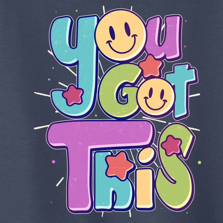 Retro Smiley Emoji You Got This Toddler T-Shirt