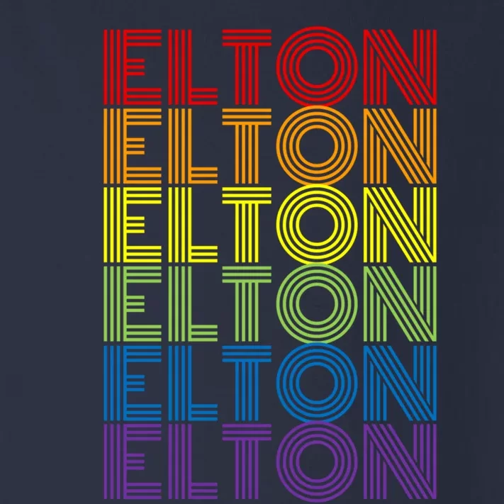 Retro Style Elton Rainbow Toddler Long Sleeve Shirt