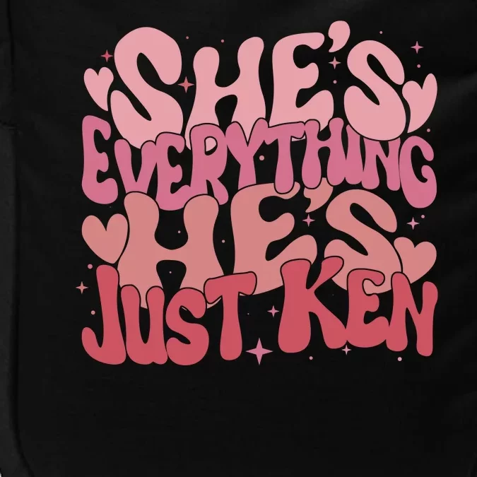 Retro Shes Everything Hes Just Ken Impact Tech Backpack