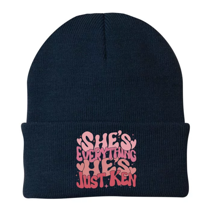 Retro Shes Everything Hes Just Ken Knit Cap Winter Beanie