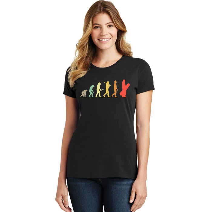 Retro Snowboarding Evolution Gift For Snowboarders Women's T-Shirt