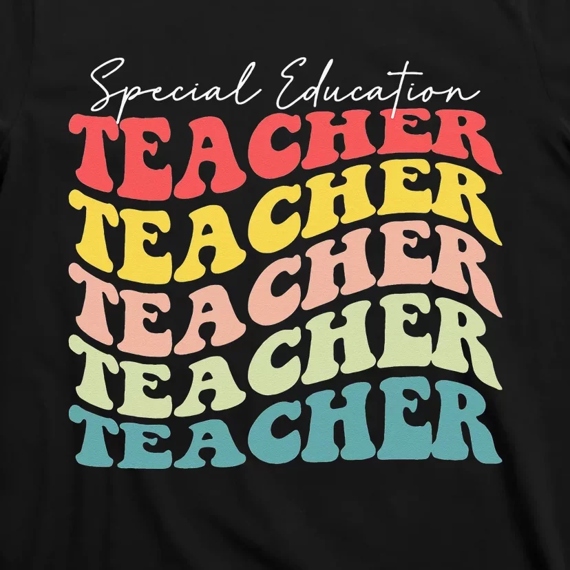 Retro Special Education Teacher Appreciation T-Shirt