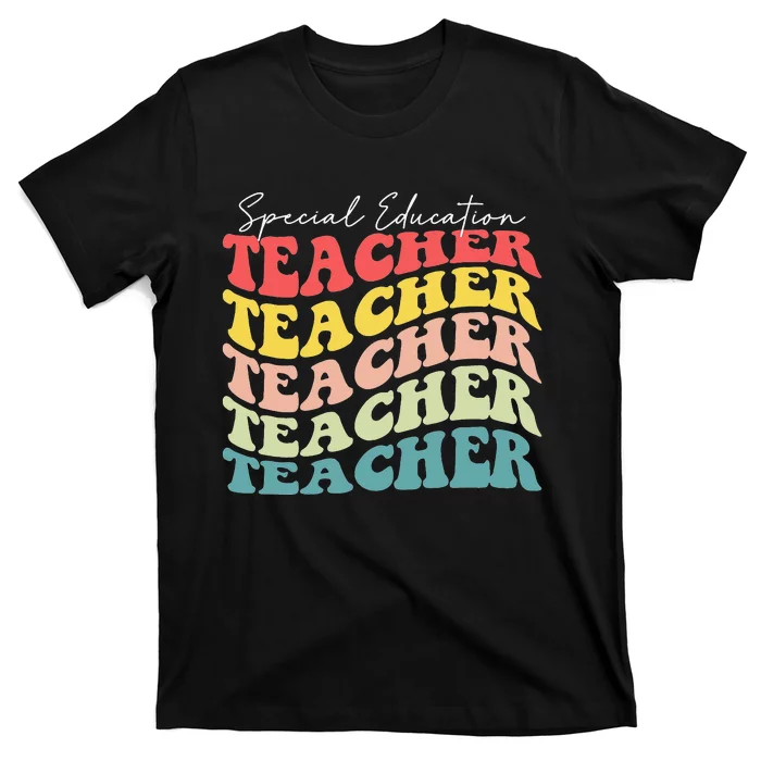 Retro Special Education Teacher Appreciation T-Shirt