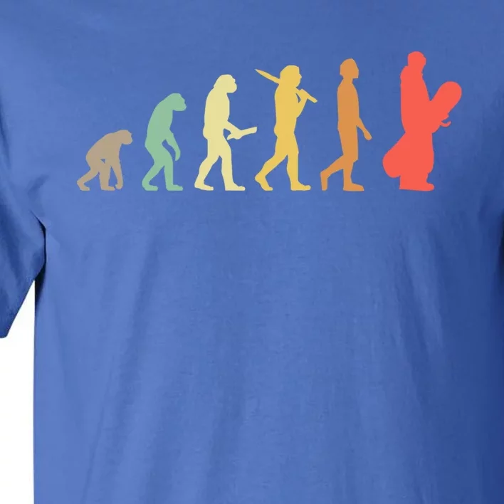 Retro Snowboarding Evolution Gift For Snowboarders Gift Tall T-Shirt