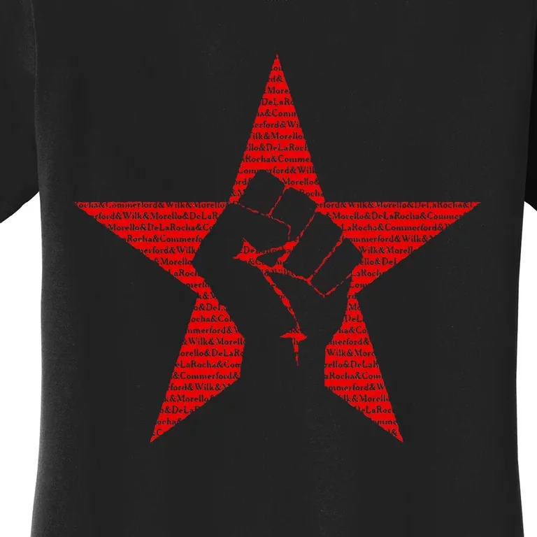 Ratm Star Fist Funny Women's T-Shirt