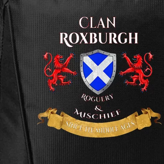 Roxburgh Scottish Family Clan Middle Ages Mischief Tank Top City Backpack