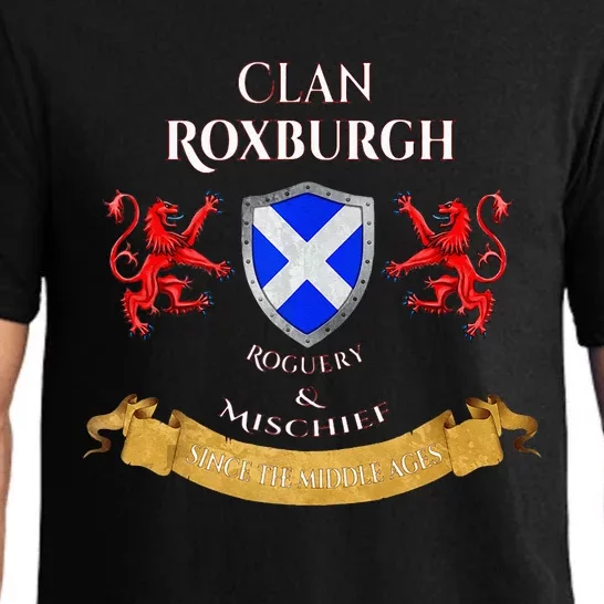 Roxburgh Scottish Family Clan Middle Ages Mischief Tank Top Pajama Set