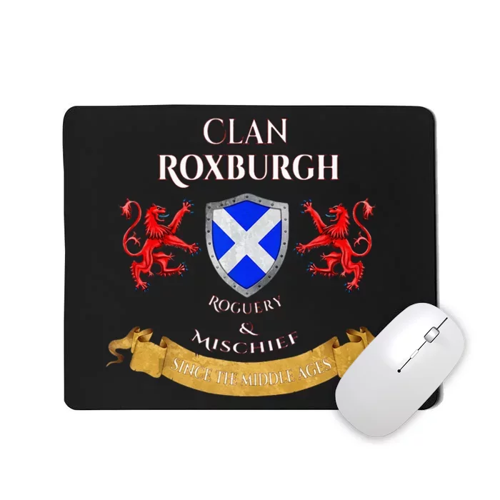 Roxburgh Scottish Family Clan Middle Ages Mischief Tank Top Mousepad