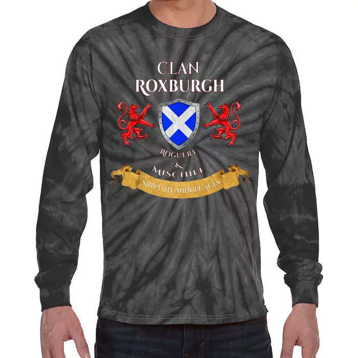 Roxburgh Scottish Family Clan Middle Ages Mischief Tank Top Tie-Dye Long Sleeve Shirt