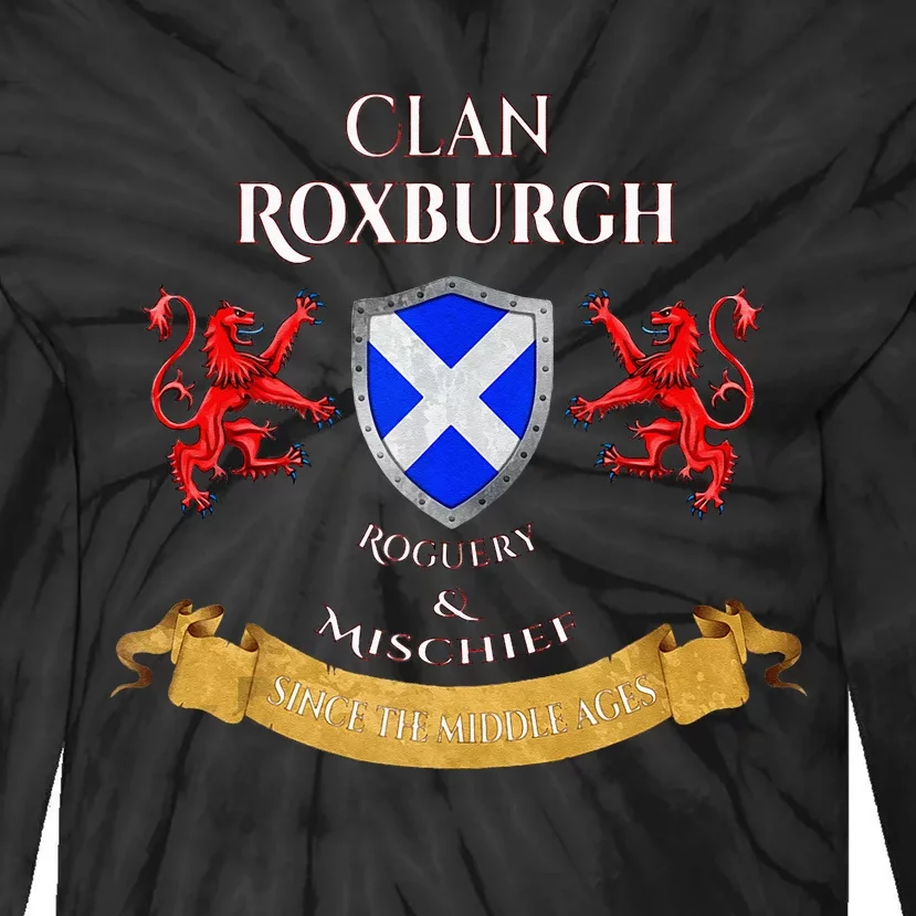 Roxburgh Scottish Family Clan Middle Ages Mischief Tank Top Tie-Dye Long Sleeve Shirt