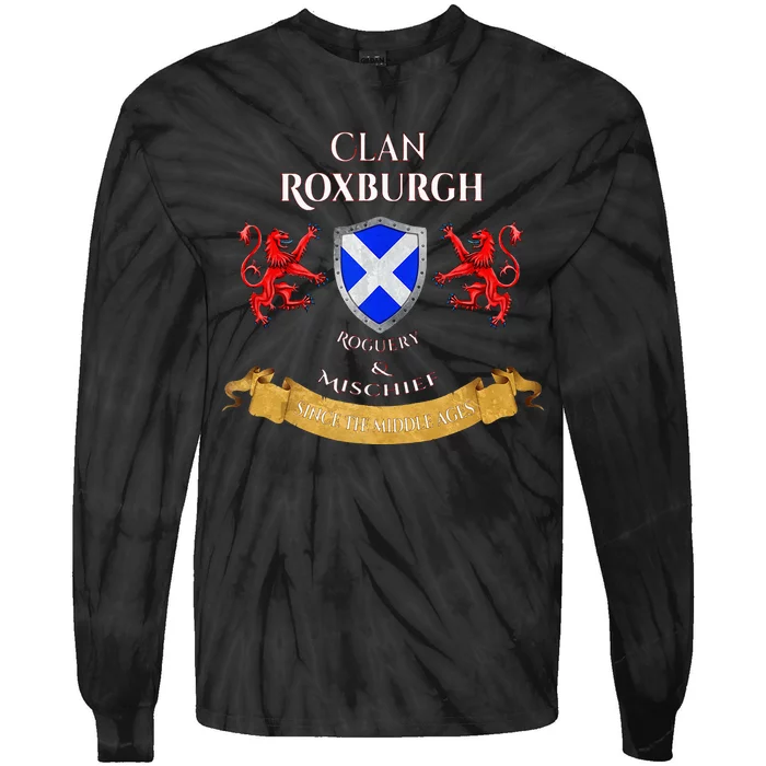 Roxburgh Scottish Family Clan Middle Ages Mischief Tank Top Tie-Dye Long Sleeve Shirt