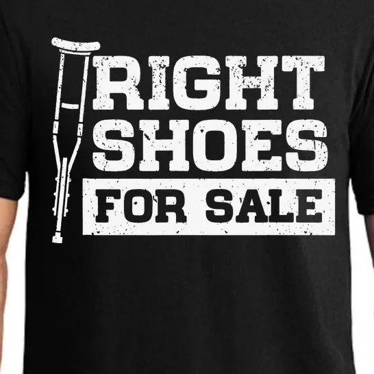 Right Shoes For Sale Funny Amputation Walking Stick Pajama Set