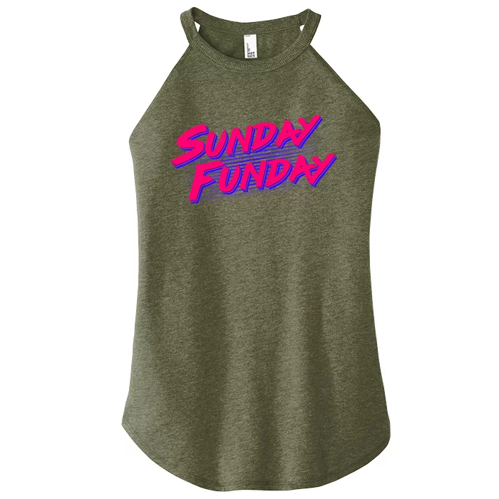 Retro Sunday Funday Women’s Perfect Tri Rocker Tank