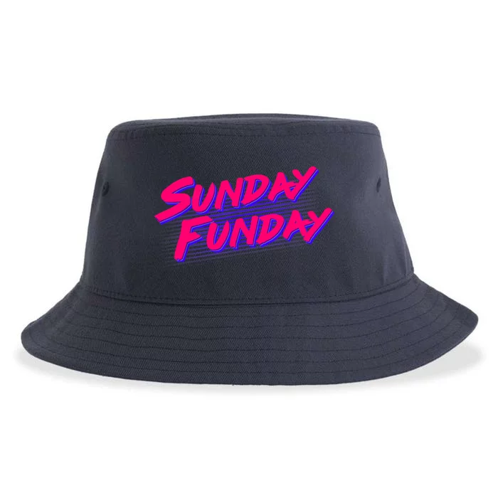 Retro Sunday Funday Sustainable Bucket Hat