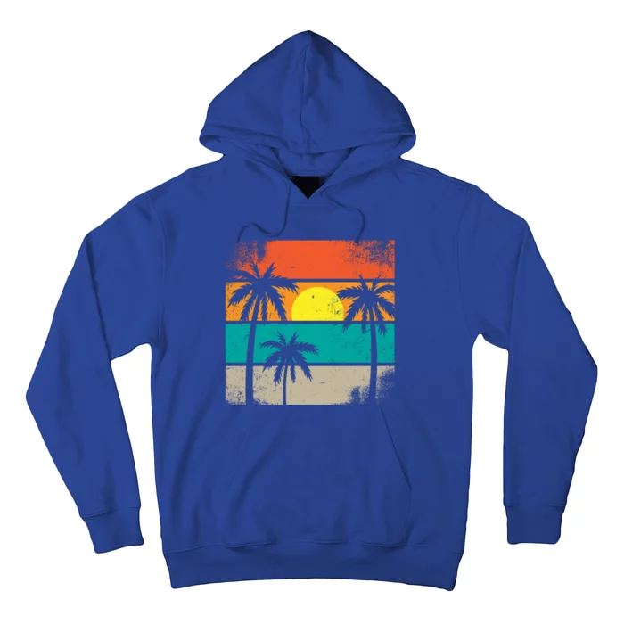 Retro Summer Funny Beach Life Vintage Hoodie