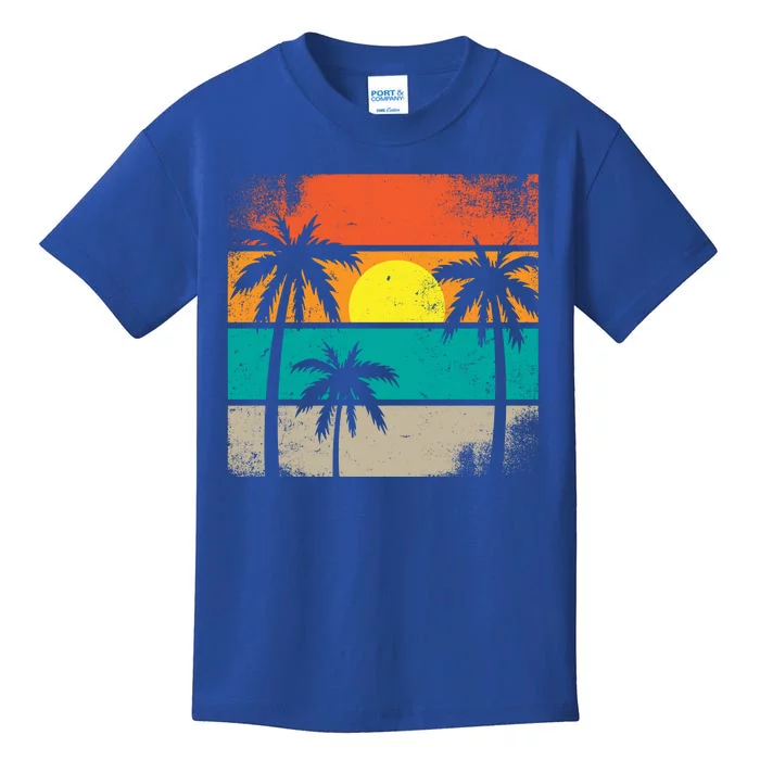 Retro Summer Funny Beach Life Vintage Kids T-Shirt