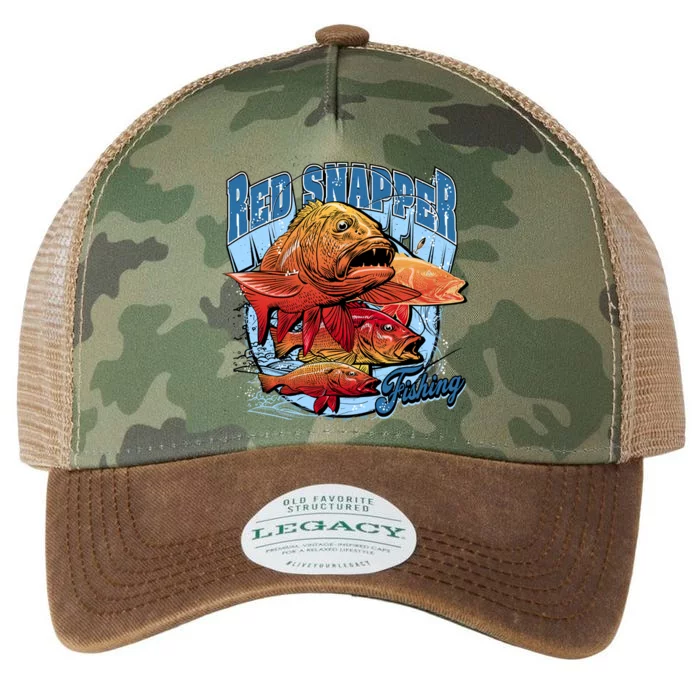 Red Snapper Fishing Legacy Tie Dye Trucker Hat