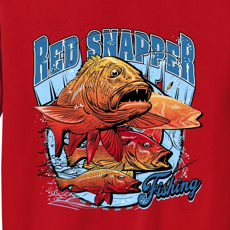 Red Snapper Fishing Sweatshirt