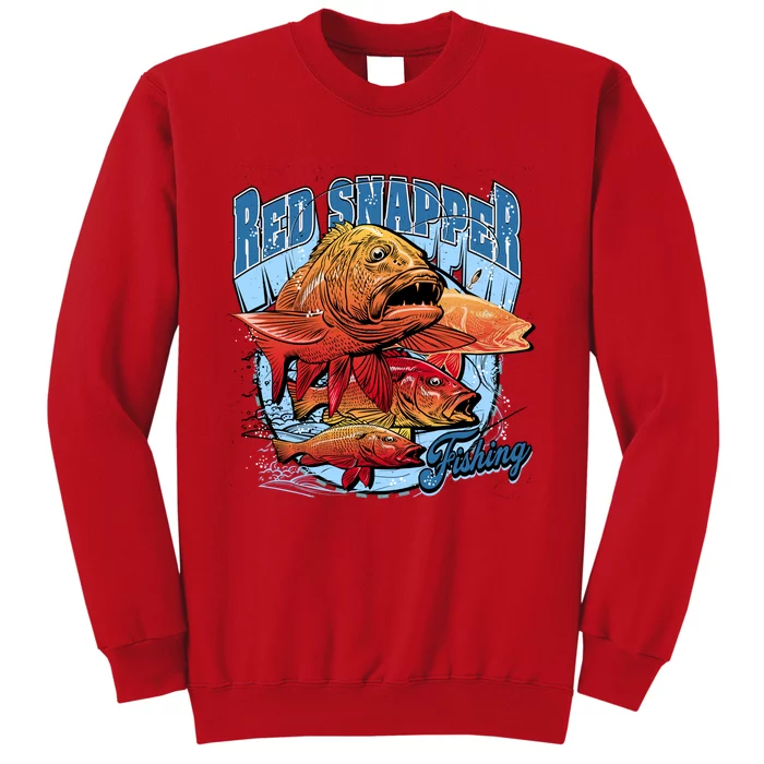 Red Snapper Fishing Sweatshirt