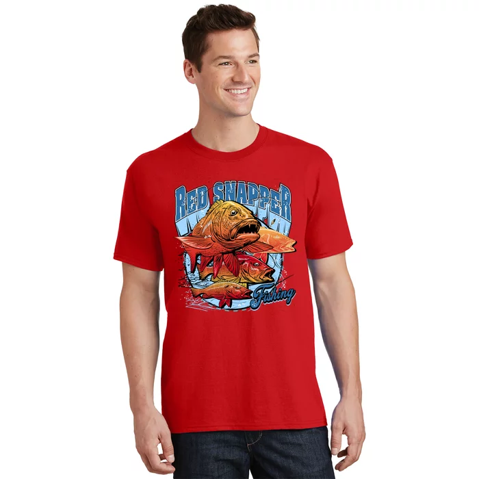 Red Snapper Fishing T-Shirt