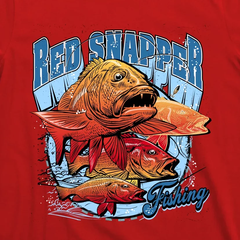 Red Snapper Fishing T-Shirt