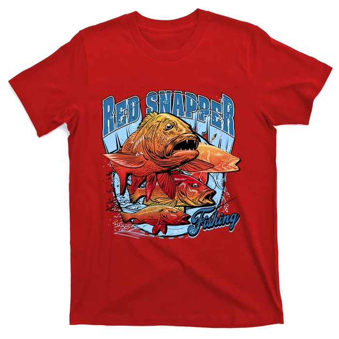 Red Snapper Fishing T-Shirt