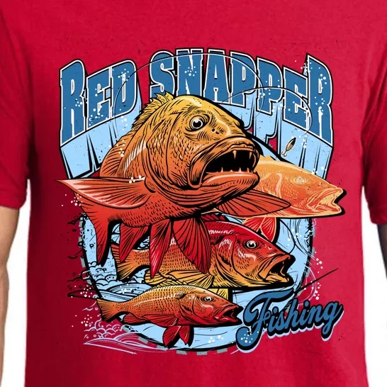 Red Snapper Fishing Pajama Set