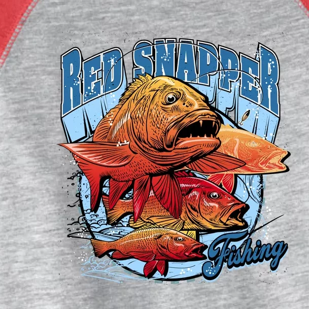 Red Snapper Fishing Toddler Fine Jersey T-Shirt