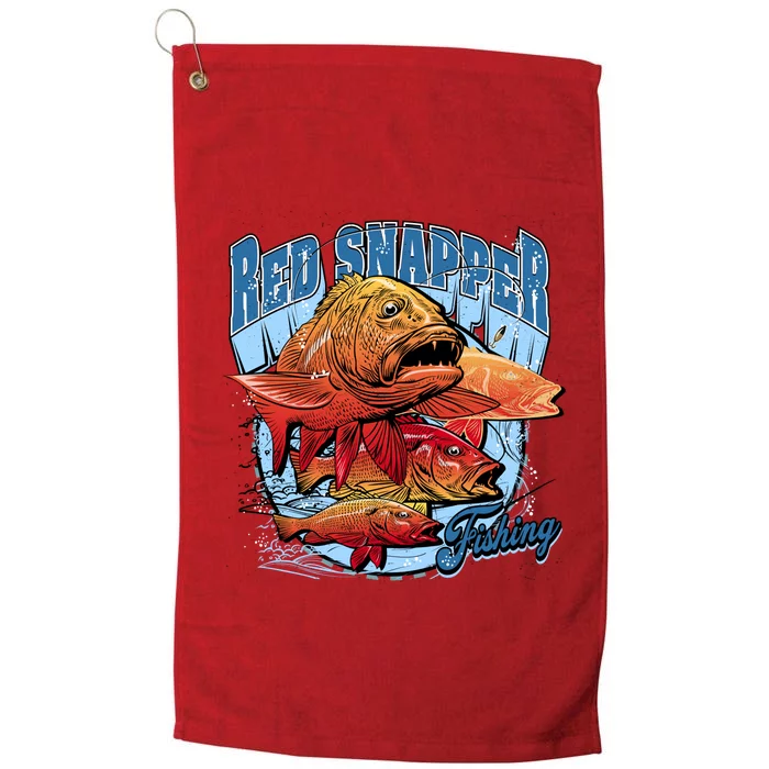 Red Snapper Fishing Platinum Collection Golf Towel