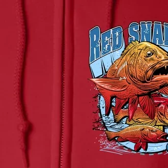 Red Snapper Fishing Full Zip Hoodie