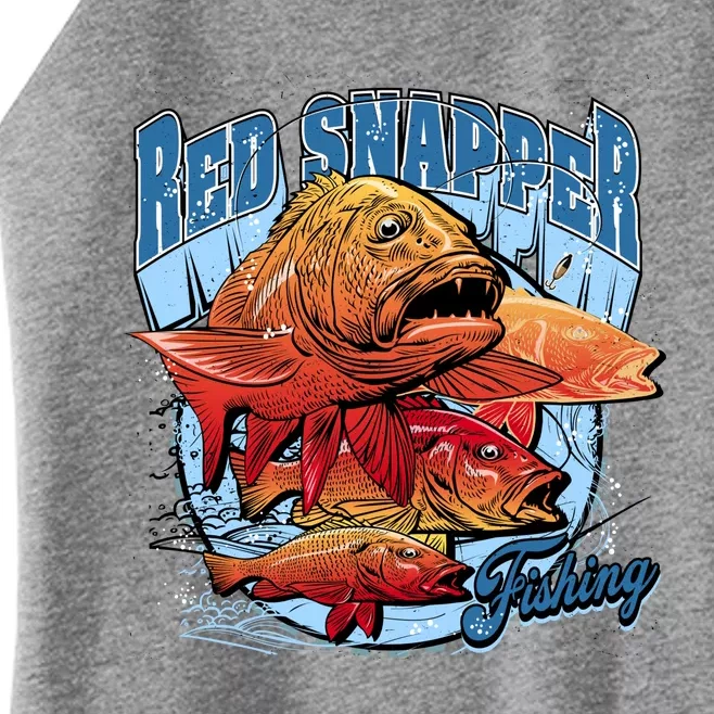 Red Snapper Fishing Women’s Perfect Tri Rocker Tank