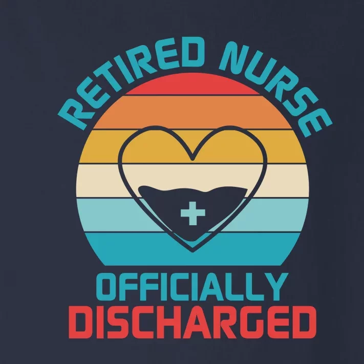 Retro Sunset Funny Retired Nurse Funny Nurse Retirement Quote Toddler Long Sleeve Shirt