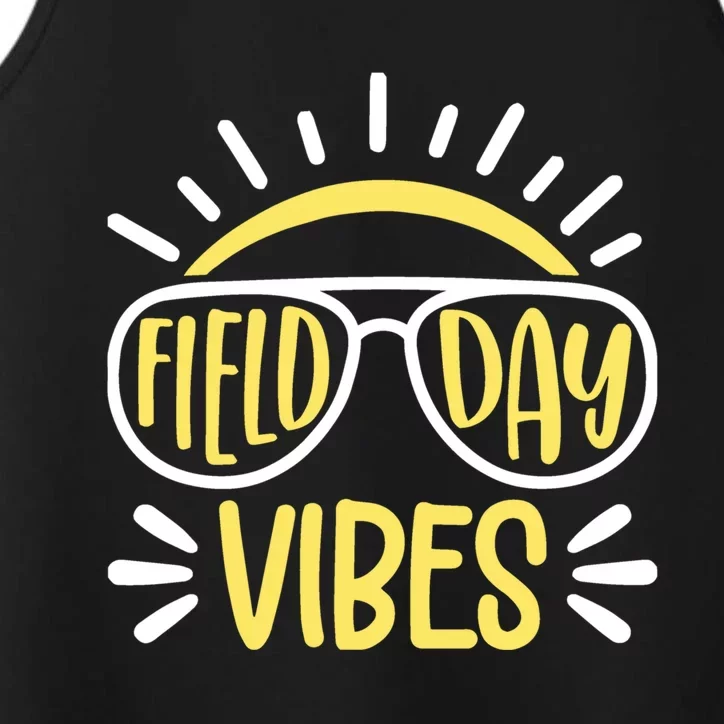 Retro School Field Day Vibes Sports Event Music Festival Meaningful Gift Performance Tank