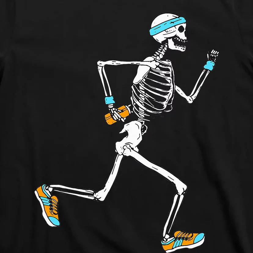 Running Skeleton Funny T-Shirt