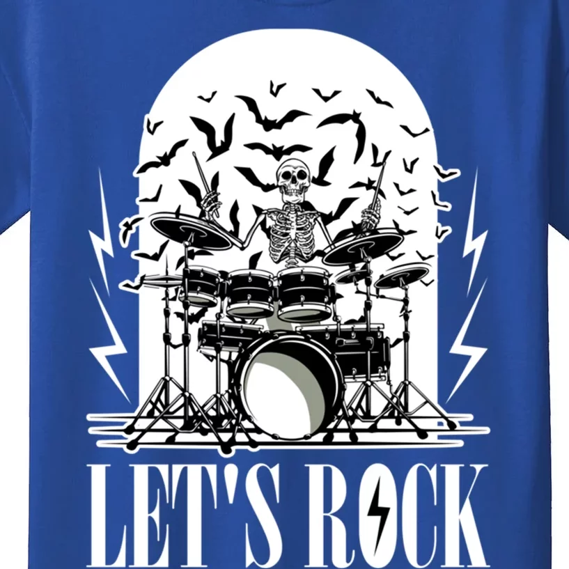 Rocker Skeleton Funny Gift Kids T-Shirt