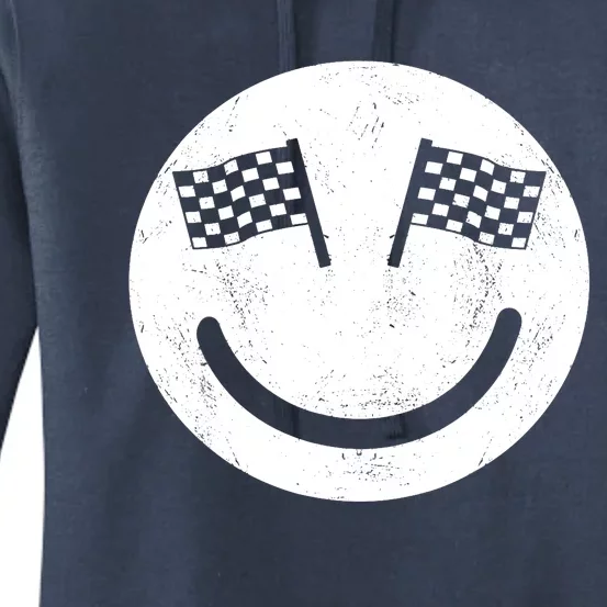 Racing Smile For Race Car Parties Women's Pullover Hoodie