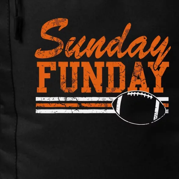 Retro Sunday Funday Football Fan Daily Commute Backpack