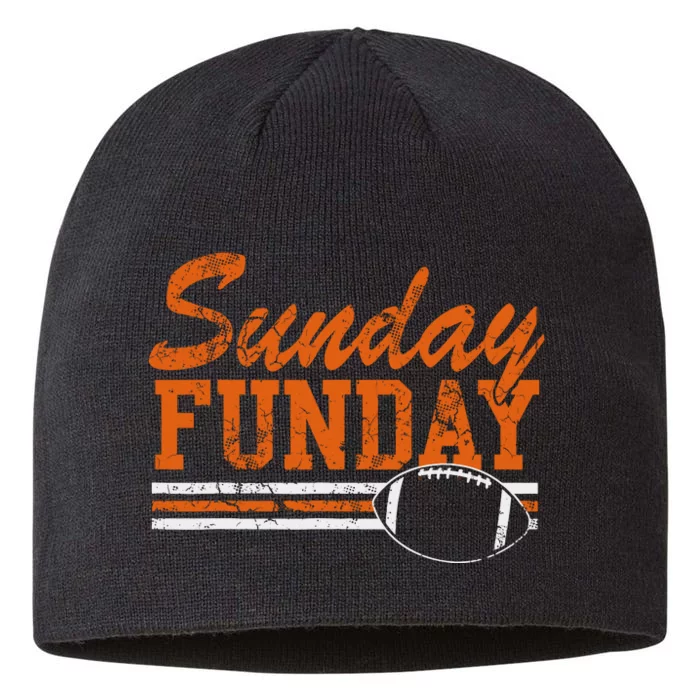 Retro Sunday Funday Football Fan 8 1/2in Sustainable Knit Beanie