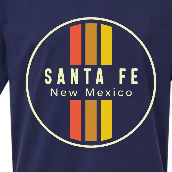 Retro Santa Fe New Mexico Sueded Cloud Jersey T-Shirt