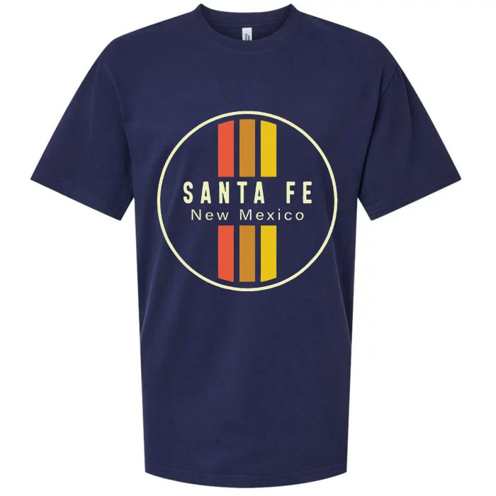 Retro Santa Fe New Mexico Sueded Cloud Jersey T-Shirt