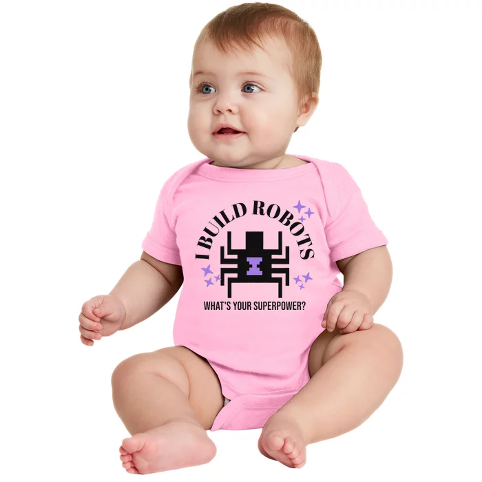 Robotic Superpower Futuristic Design Art Baby Bodysuit