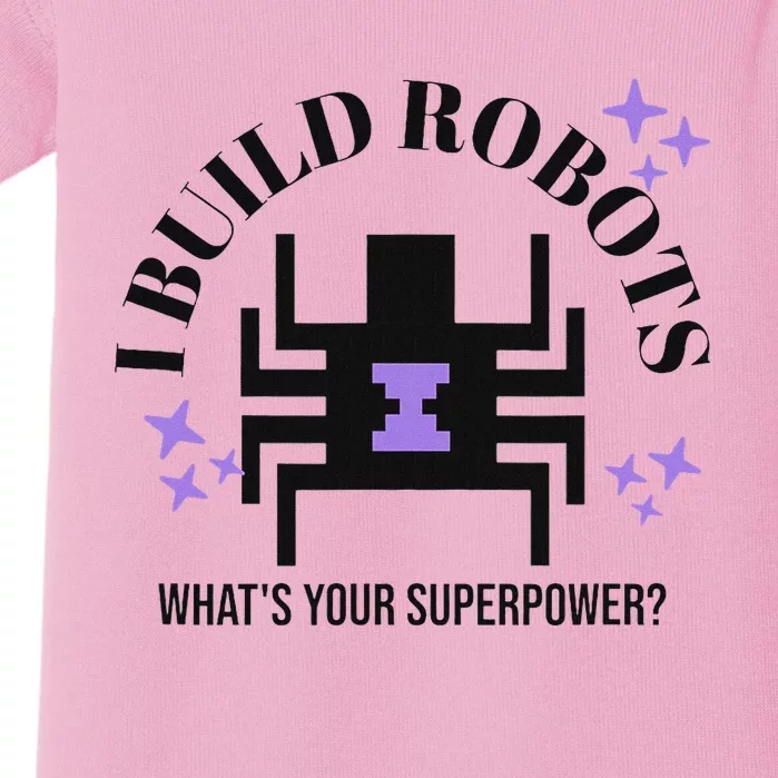 Robotic Superpower Futuristic Design Art Baby Bodysuit