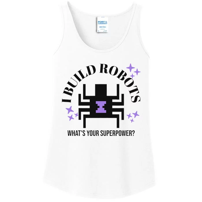 Robotic Superpower Futuristic Design Art Ladies Essential Tank