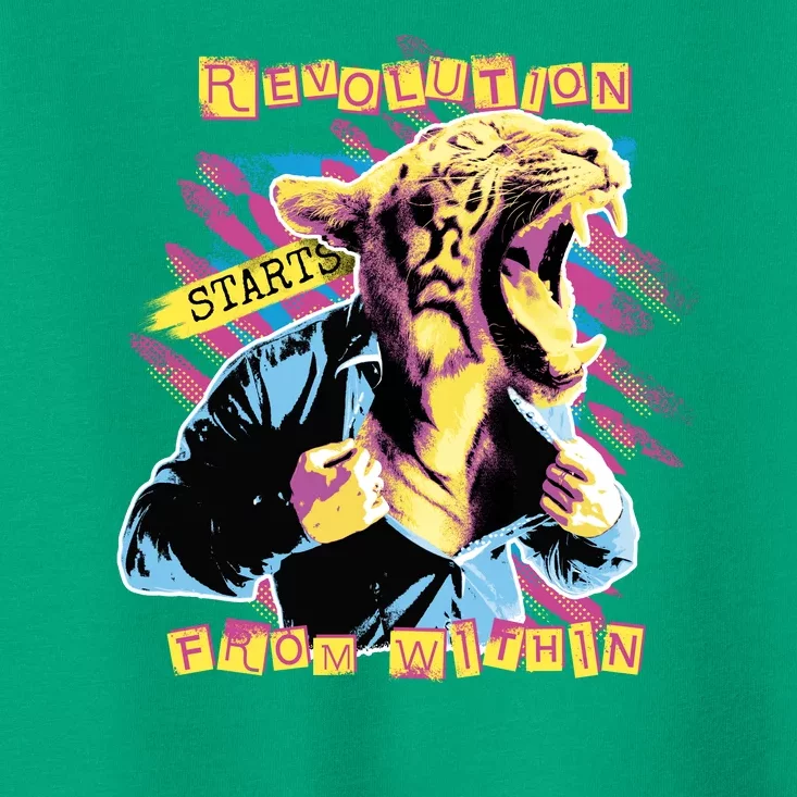 Revolution Starts From Within Lion Quote Toddler T-Shirt