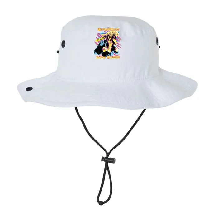 Revolution Starts From Within Lion Quote Legacy Cool Fit Booney Bucket Hat