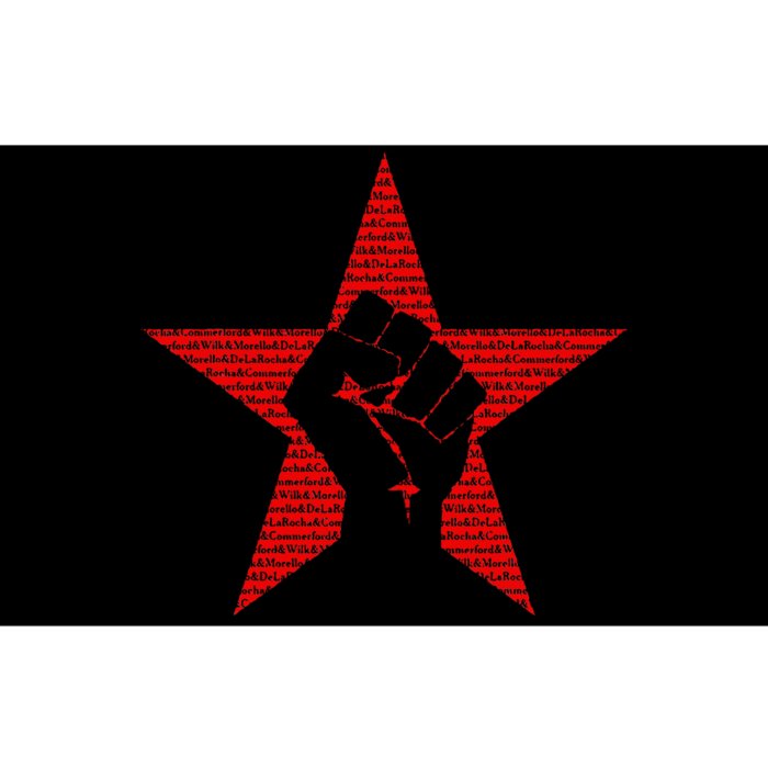 RATM Star Fist Funny Bumper Sticker