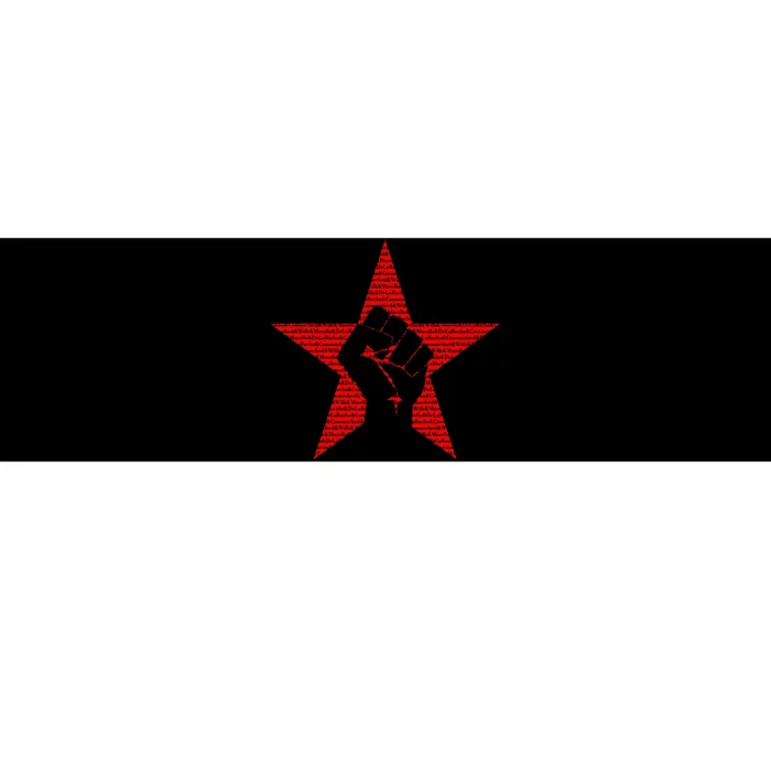 RATM Star Fist Funny Bumper Sticker