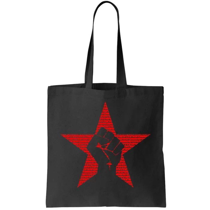 RATM Star Fist Funny Tote Bag