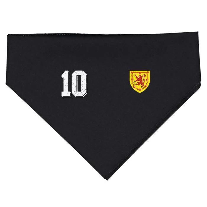 Retro Scotland Football For Scottish Fans Of Soccer USA-Made Doggie Bandana