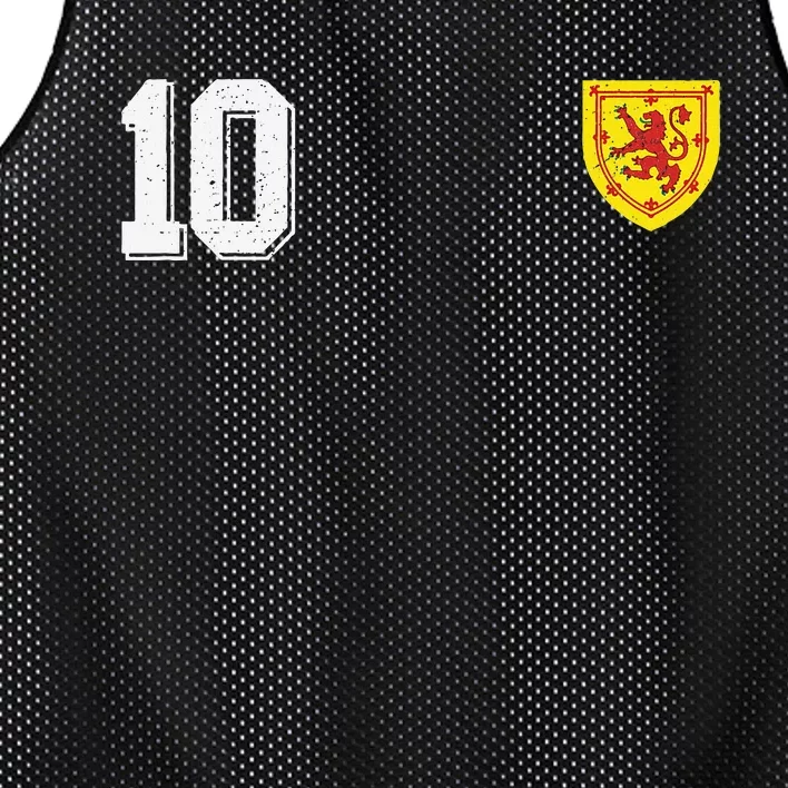 Retro Scotland Football For Scottish Fans Of Soccer Mesh Reversible Basketball Jersey Tank